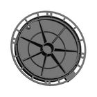 B125 EN124-2 체계 회색 철 GG20 발 방법을 잠그는 원형 맨홀 뚜껑 틈막이 EPDM